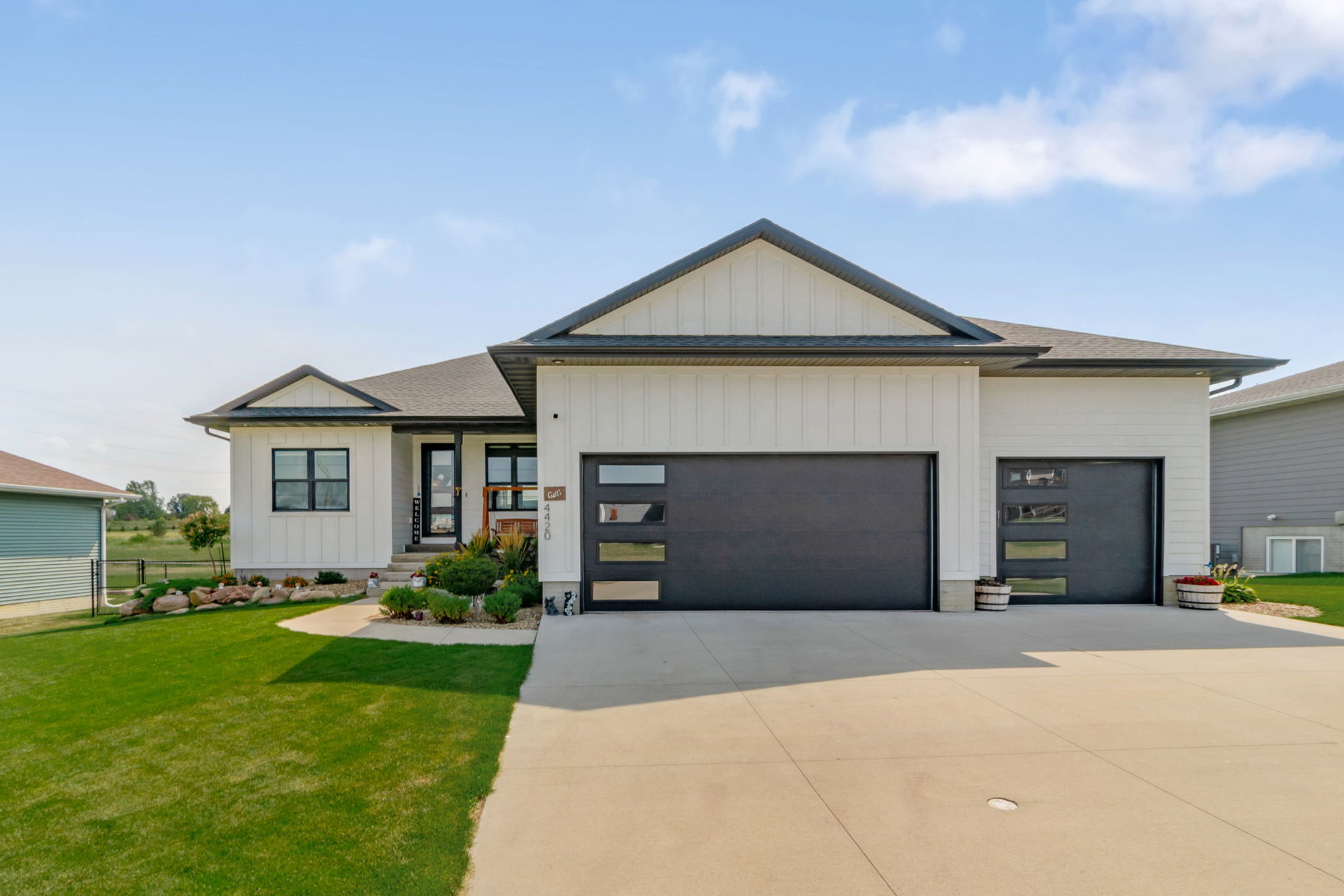 Don't Miss this Stunning Newly Built Ranch in the Prairie West Neighborhood of Cedar Falls Iowa